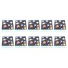 10pcs Children Cartoon Cute Solar System Poster Home School Planet