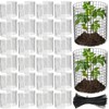 Therwen 48 Pieces Wire Plant Protectors from Animals, 14'' Dia