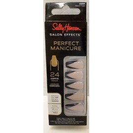 Sally Hansen Salon Effects Perfect Manicure, Coffin Nail, French Twist, Lot of 4