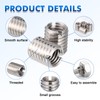 JIZZU M10 to M8 Thread Reducer, Pack of 20, 12