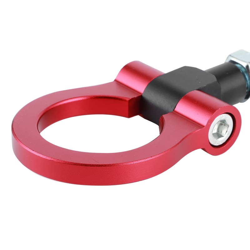 Heavy Duty Tow Hook Red Folding Ring Racing Car Refitting