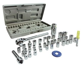 ATC 40-Piece 1/4" & 3/8" Drive Socket Set with Spark Plug Socket