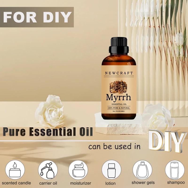 Myrrh Essential Oils, 100% Pure and Natural Essential Oil for