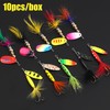 Fishing Lures Spinnerbait Kit Rooster Bait Tail Fishing Lures Inline