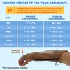 Arm Chaps Extended Elbow Leather Arm Guard - Arm Sleeve