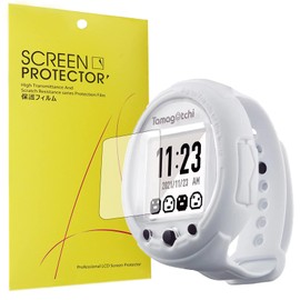 Compatible for Tamagotchi Smart Screen Protector, Giaogor [6 Pack] Full Coverage PET Clear Film Compatible for Tamagotchi Smart (TPU-6Pack)