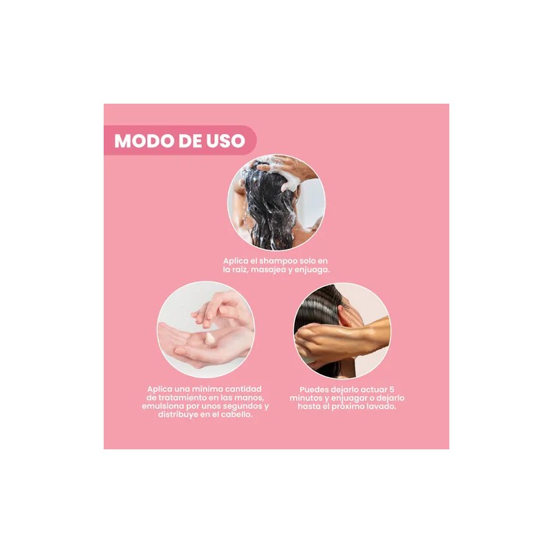 Shampoo & Tratamiento Con Biotina Cebolla Y Romero Anticaida