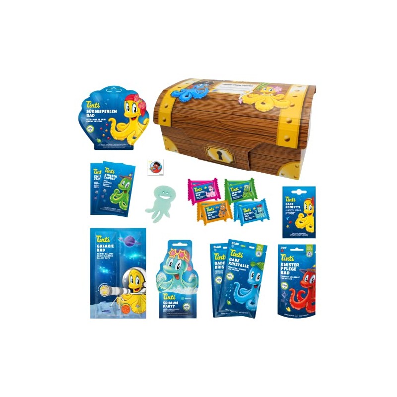 Tinti Schatztruhe Pflegespaß, 1er Pack (1 x 18 Stück)