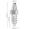 100PCS Tire Spikes Carbide Alloy 21mm Prevent Slip Wheel Tyre