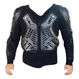 CE Approved Full Body Armor Jacket Protective Gear Chest Shoulder Protector (Large)
