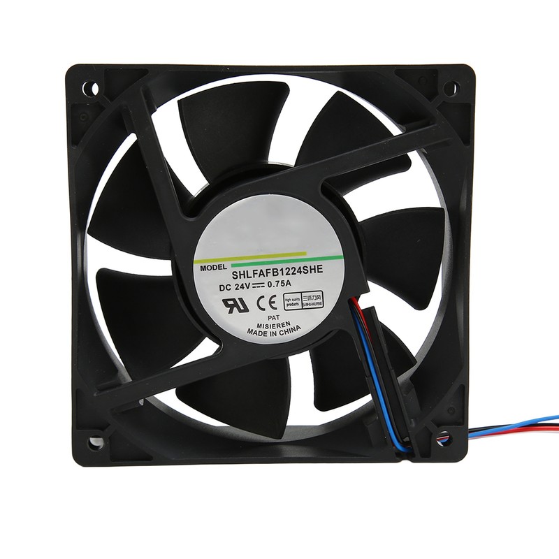CPU Cooling Fan 120mm 24V 0.75A 1300RPM Quiet 3Pin Connector