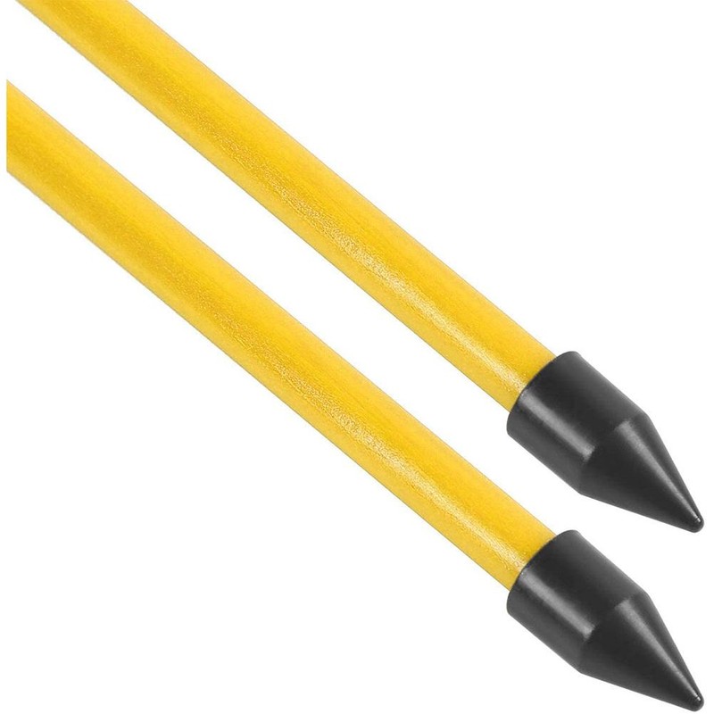 2 Pcs 3 Fold Golf Direction Indicator Stick Portable Correcter