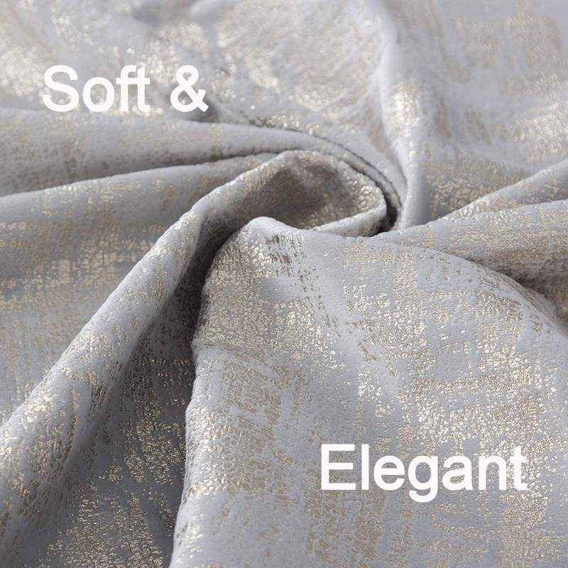 always4u Soft Velvet Curtains 108 Inch Length Luxury Bedroom Curtains