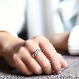 To My Daughter Hug Ring For Hope Rings, Inspirational Stainless Steel Engarved With Always With You Message Adjustable Ring for Women Non Tarnish Jewelry Gift for Her Birthday Christmas (Hug-Daughter)