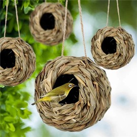 Nest Bird Cage Grass Egg Cage Bird House Outdoor Decorative Weaved Hanging Parrot Nest Hou