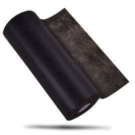 New brothread Black No Show Mesh (Invisible Mesh) Machine Embroidery Fleece 12 Inches x 25 Yd (30 cm x 23 m) Roll - Lightweight 50 gm (1.8 oz) - 3 Options - Tear Away/Cut Away/No Show Mesh