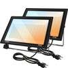 'Gopretty 300W LED FloodLights, 36000LM Dimmable, 3 Colors Selectable (3000K