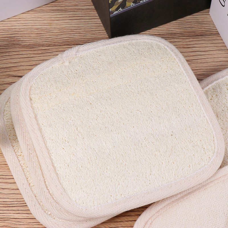 Cepillo Exfoliante de Lufa Natural HOOWIFFY - Set de 5