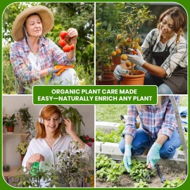 Kings Bay Naturals Organic Worm Castings Tea Fertilizer Liquid Concentrate, 8 Oz