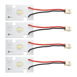 4pk-LED Light Fits for Whirlpool kenmore kitchenaid maytag Refrigerator W10843353,W11205083, W10695459,LED Light Module Assembly replacement