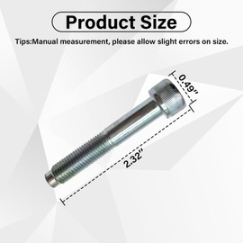 Belt Tensioner Bolt, Compatible with 2006-2022 Honda Civic 1.8L 4Cyl Replaces 90001-R1A-A00 90001R1AA00 (2 Pack)