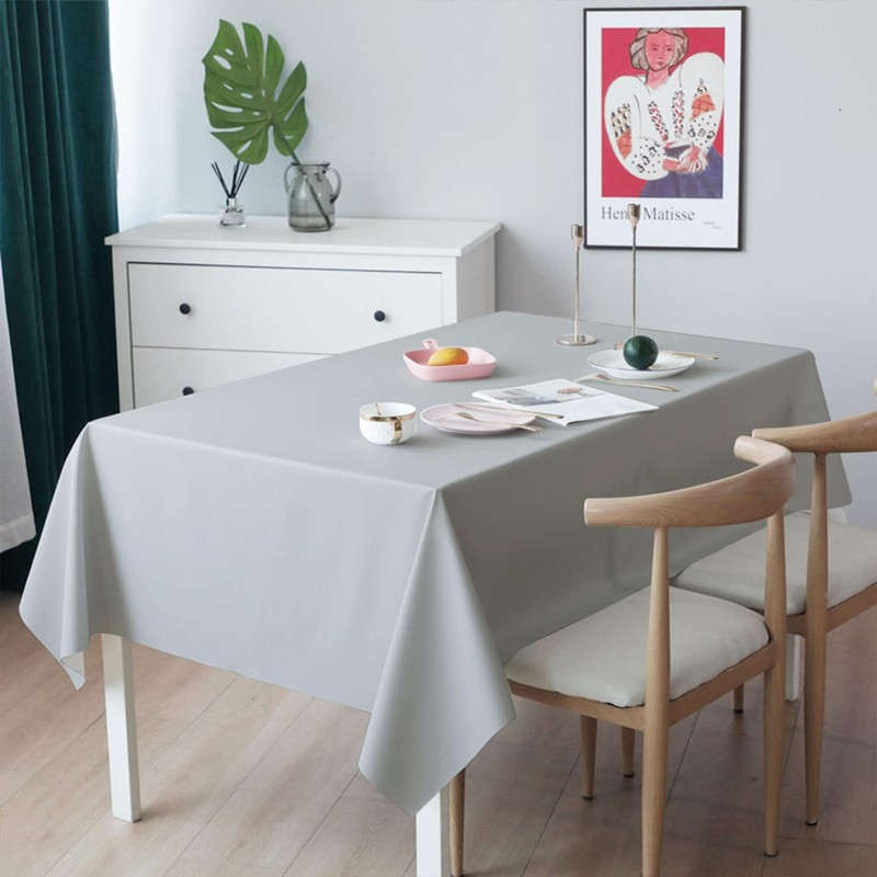 Newthinking PVC Table Cloth Wipe Clean Tablecloth Plastic Waterproof Table