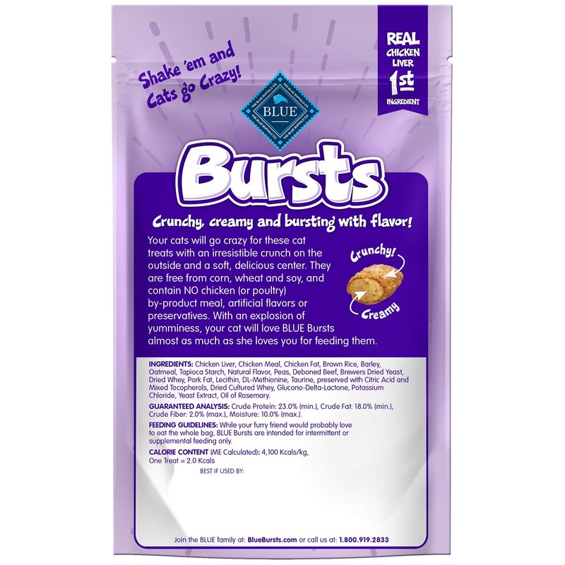 Blue Buffalo Bursts Feline Chicken Liver and Beef Flavour Cat