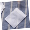 Mikinona 100 Empty Drawstring Tea Filter Bags 70x90mm Non-Woven for