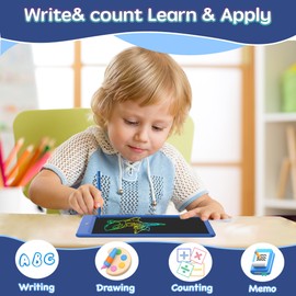 LCD Writing Tablet 10 Inch Toddler Toys, Doodle Board Drawing Pad Gifts for Kids, Boy Toy Magic Drawing Board Christmas Birthday Gift, Drawing Tablet for Boys Girls 2 3 4 5 6 Years Old