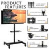 TVON Mobile Dual TV Stand for Two 32-65 Inch Plasma