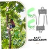 Baluue 4pcs Lightweight Tree Climbing Spikes with Harness and Safety