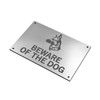 Beware of the Dog (German Shepherd) - Easy to See