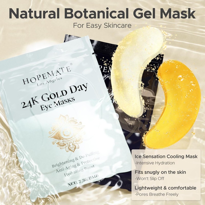 HOPEMATE Under Eye Patches for Puffy Eyes,Dark Circles,Wrinkl