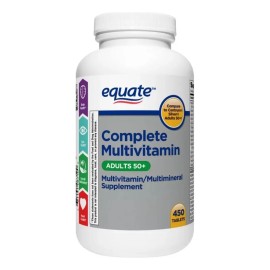 Multivitamínico completo 50+ Equate 450 comprimidos, sabor sin sabor