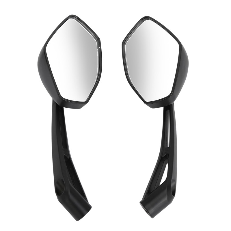 2PCS Motorcycle Rearview Mirror Clear Vision Wide Angle Shockproof Handlebar