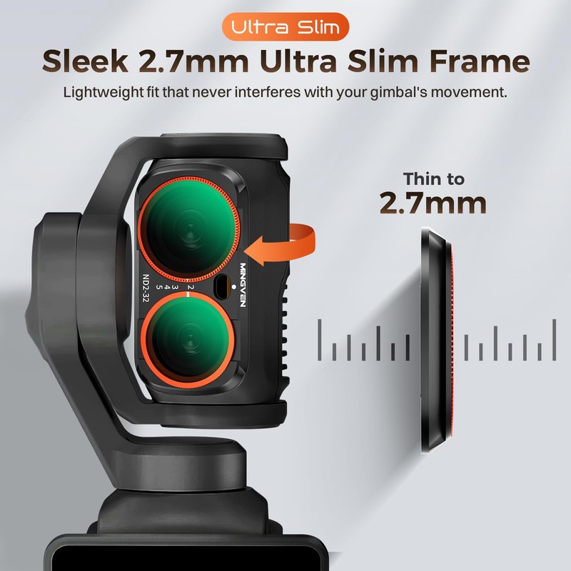 MINGVEN Luna Ultra ND Filter, 3 Pack - CPL, Black