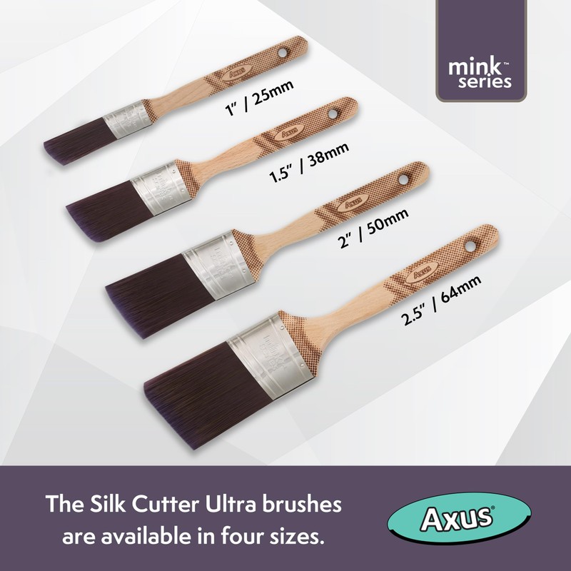 Axus Decor Silk Cutter Ultra (Mink Series) Paint Brush Filaments,