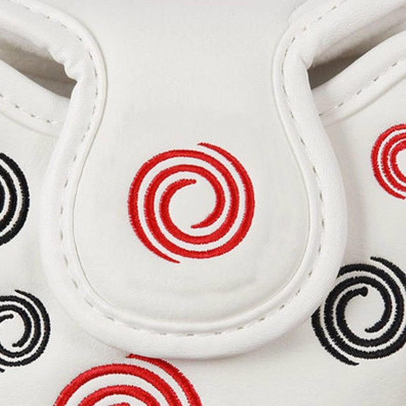 lopituwe Golf Putter Head Covers Premium Circle Embroidery Magnetic Closure