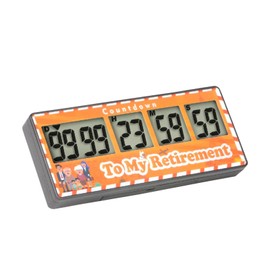 Runleader Digital 9999 Days Events Timer, Countdown Tracking & Stopwatch Record,Display ON/OFF for Anniversary Festival Retirement Graduation Vacation Meeting etc.