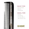 Juego Peines Grafito Hechos Mano Kent 81t Peine Barba Bigote