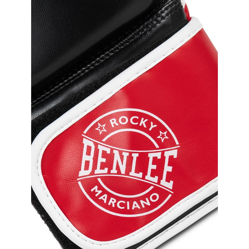 BENLEE Rocky Marciano Carlos Boxhandschuhe, Black/Red/White, 6 oz