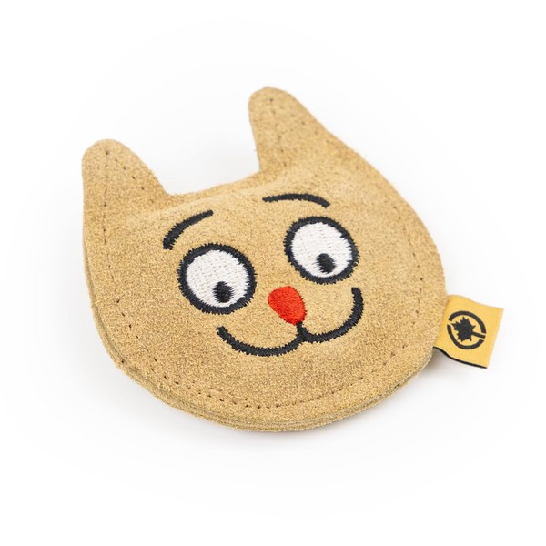 CanadianCat Company Cat Toy Scented Cushion Made of Leather with