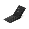 Hazzys (대구신세계)블랙 로고패턴 소가죽 반지갑 HJWA5E831BK Daegu Shinsegae Black Logo
