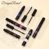 DLZZRS 4D Colored Mascara, Voluminous Original Volume Lash Makeup Mascara,