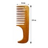 Rufiys Wide Tooth Neem Wooden Comb for Hair Growth Women