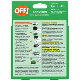 OFF! Mosquito Coil Refills, 6 CT