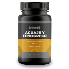 Aguaje Y Fenogreco 100 Capsulas | Suplemento Alimenticio | 500mg por Capsula | Ingredientes Naturales