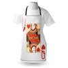 ABAKUHAUS, Queen Washable Cooking Apron Water and Dirt Deviation with