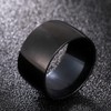 ZENSE - Black Titanium Steel Men's Ring ZR0164