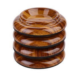 Alomejor Upright Piano Foot Pads Piano Caster Piano Leg Floor Protectors with Non-Slip Anti-Noise Foam for Floor Protector Set of 4